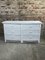 Vintage Curved Chest of Drawers in White Rattan, 1980s, Image 1
