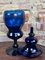Napoleon III Period Pharmacy Jar in Cobalt Blue Glass 4