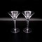 Mid-Century High-Stemmed Wine Glasses Gallo attributed to Villeroy & Boch, 1970s, Set of 2 1