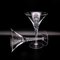 Mid-Century High-Stemmed Martini Glasses Gallo attributed to Villeroy & Boch, 1970s, Set of 2, Image 2