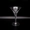 Mid-Century High-Stemmed Martini Glasses Gallo attributed to Villeroy & Boch, 1970s, Set of 2 3