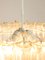 Lámpara de araña grande de cristal de Murano de tres niveles de Venini, Imagen 18