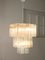 Large Three-Tier Murano Glass Chandelier from Venini, Image 2