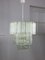 Lámpara de araña grande de cristal de Murano de tres niveles de Venini, Imagen 1