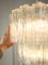 Lámpara de araña grande de cristal de Murano de tres niveles de Venini, Imagen 3