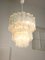 Lámpara de araña grande de cristal de Murano de tres niveles de Venini, Imagen 15