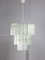 Lámpara de araña grande de cristal de Murano de tres niveles de Venini, Imagen 14