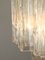 Lámpara de araña grande de cristal de Murano de tres niveles de Venini, Imagen 4