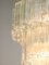 Lámpara de araña grande de cristal de Murano de tres niveles de Venini, Imagen 21
