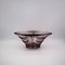 Mid-Century Czech Glass Bowl 20035 by Vaclav Hanus for Sklo Union Hermanova Hut, 1958 2