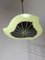 Mid-Century Murano Glass and Brass Ceiling Light, 1950s, Image 1