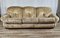 Sofá vintage de tres plazas acolchado y tapizado, años 70, Imagen 1
