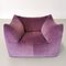 Purple Velvet Le Bambole Armchair by Mario Bellini for B&b Italia, 1970s, Image 4