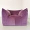 Purple Velvet Le Bambole Armchair by Mario Bellini for B&b Italia, 1970s, Image 2