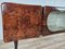Mid-Century Sideboard with Drop Down Door and Marbled Glass Top, 1950s 9