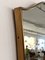 Large Vintage Italian Wall Mirror with Brass Frame, 1970s 12
