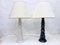 Large Table Lamps in Black and White Ceramic, 1960s, Set of 2, Image 2