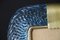 Himmelblauer Twisted Bilderrahmen aus Muranoglas & Messing von Barovier E Toso 6
