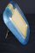 Marco de fotos trenzado azul cielo de cristal de Murano y latón de Barovier E Toso, Imagen 9