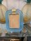 Himmelblauer Twisted Bilderrahmen aus Muranoglas & Messing von Barovier E Toso 14