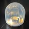 Tischlampe mit irisierendem Glas, Aldo Nason zugeschrieben 2