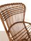 Butaca o sillón B4 de ratán y bambú atribuido a Tito Agnoli, años 70, Imagen 6