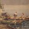 Grande paesaggio marino, XX secolo, Olio su tavola, Incorniciato, Immagine 14