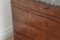 Marble Chest of Drawers with 4 Drawers and Burl Wood Veneer 11