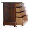Marble Chest of Drawers with 4 Drawers and Burl Wood Veneer 2