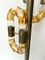 Italian Murano Glass Brass Floor Lamp attributed to Aldo Nason for Mazzega, 1970s 5