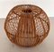 Mid-Century Bamboo Stool with New Cushion attributed to Janine Abraham & Dirk Jan Rol, 1960s, Image 8