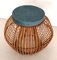 Mid-Century Bamboo Stool with New Cushion attributed to Janine Abraham & Dirk Jan Rol, 1960s, Image 11