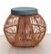 Mid-Century Bamboo Stool with New Cushion attributed to Janine Abraham & Dirk Jan Rol, 1960s, Image 13