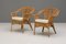 Set di divani e poltrone in bambù, anni '50, set di 3, Immagine 2