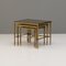 Brass Nesting Tables, 1950, Set of 3, Image 4