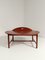 Vintage Georgian Style Oval Mahogany Butlers Coffee Tray Table, 1960s 7