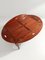 Vintage Georgian Style Oval Mahogany Butlers Coffee Tray Table, 1960s 18