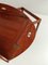 Vintage Georgian Style Oval Mahogany Butlers Coffee Tray Table, 1960s 17