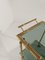 Mid-Century Modern Gilded Brass & Faux Bamboo Bar Cart with Removable Tray Top, 1970s, Image 7