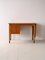 Extendable Teak Desk with 3 Drawers, 1960s, Image 1