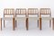 Danish Rosewood Model 83 Chairs by Niels Moller, 1970s, Set of 4, Image 1