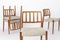Danish Rosewood Model 83 Chairs by Niels Moller, 1970s, Set of 4 2