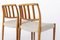 Danish Rosewood Model 83 Chairs by Niels Moller, 1970s, Set of 4 6
