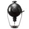 Vintage Industrial Black Enamel Cast Iron Mirror Floor Lamp 6