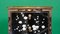 Table de Chevet en Laque Noire avec Fleurs Peintes à la Main et Décoration Dorée 4
