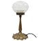 Vintage French Brass & Glass Table Lamp, 1920s, Image 5