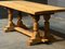 French Bleached Oak Farmhouse Dining Table, 1925 12
