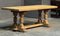 French Bleached Oak Farmhouse Dining Table, 1925 11