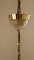 Hollywood Regency Deckenlampe aus Messing & Kristallglas von Christoph Palme für Palwa 5