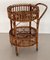 Mid-Century Italian Bamboo and Rattan Serving Bar Cart or Trolley, 1970s 8